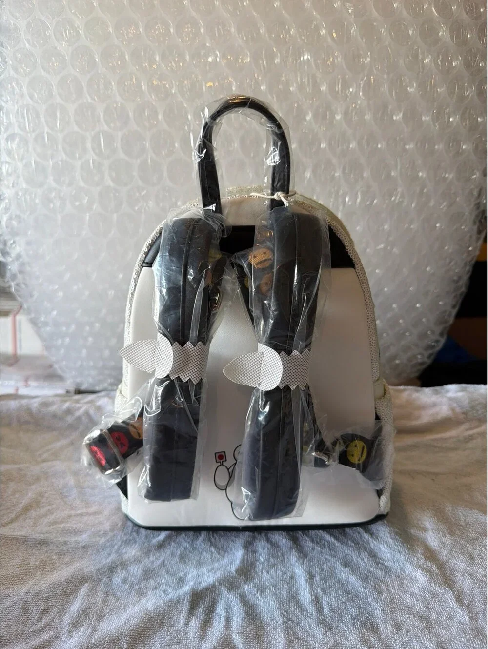 Loungefly Disney Big Hero 6 Baymax Sequin D23 Backpack NWT